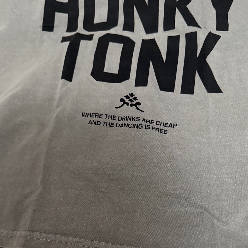 Gray Graphic Tee - Support Your Local Honky Tonk - Picture 4 of 6